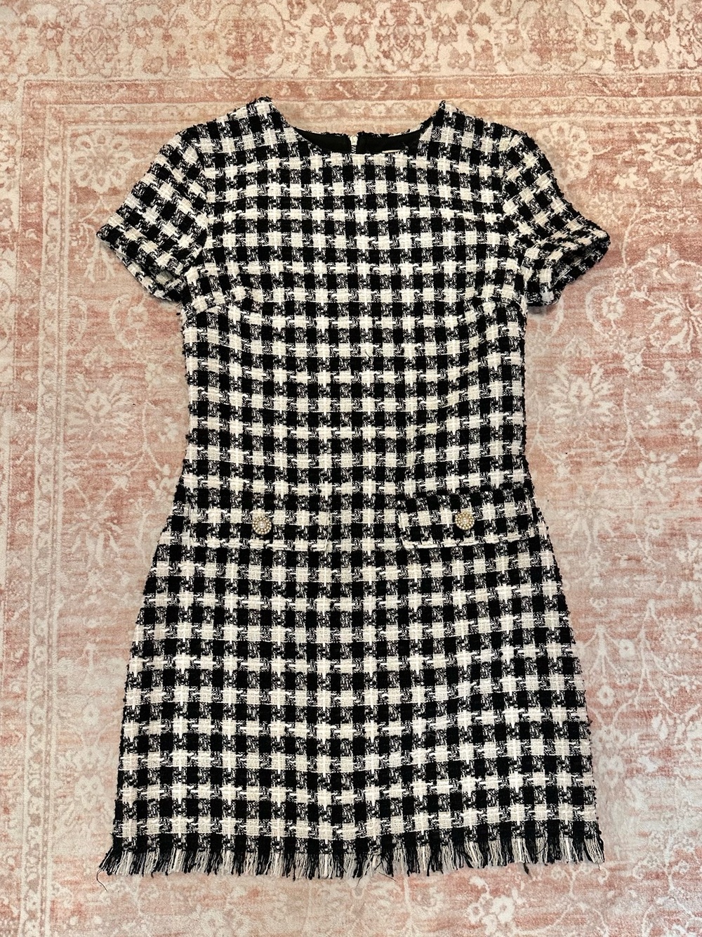 Like New 🖤 Tweed Houndstooth Mini Dress